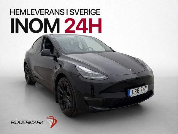 Tesla Model Y Long Range AWD Pano Moms 1 Brukare AP Kamera - 2024