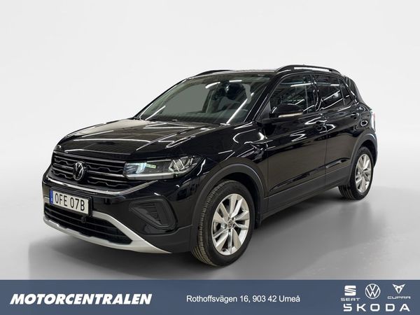 Volkswagen T-Cross 1.0TSI 95HK/Backkamera/Motorvämare - 2025