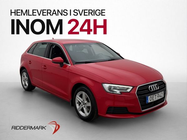 Audi A3 1.0 TFSI Endast 0,46l/mil 360kr Skatt ISOFIX - 2017