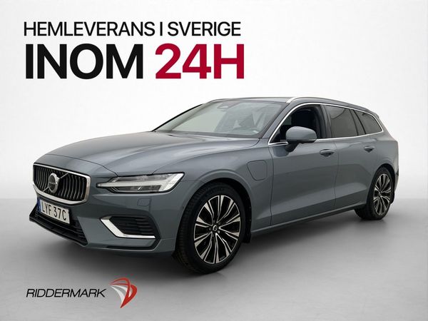 Volvo V60 Recharge T6 AWD Core Skinn Drag 360° BLIS Värmare - 2023