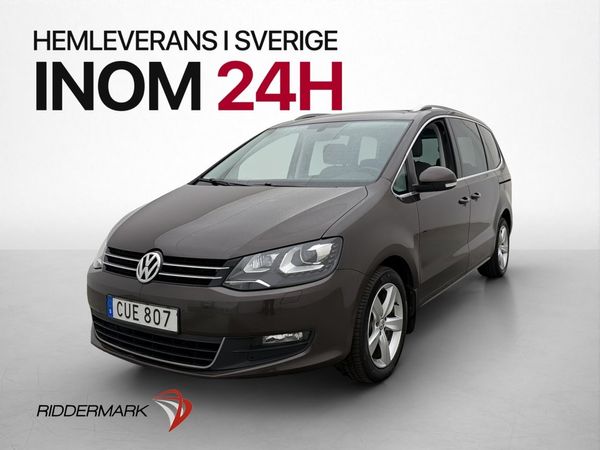 Volkswagen Sharan 2.0 TDI 4M 7-Sits Värmare Pano Drag Kamera - 2015