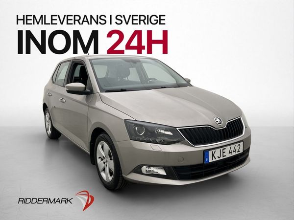 Skoda Fabia TSI 90hk Style M&K-Värmare P-Sensorer CarPlay - 2017