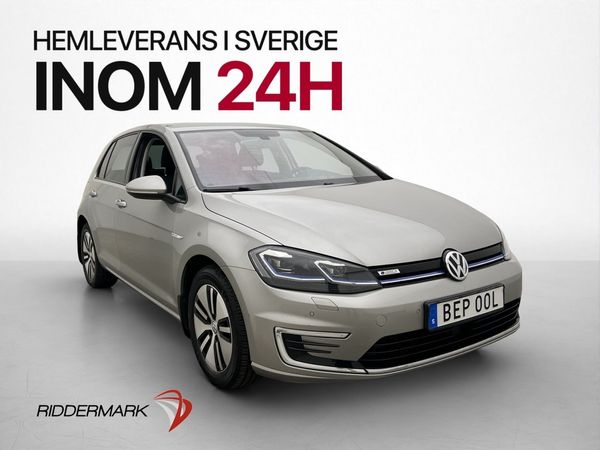 Volkswagen Golf E-Golf Kamera Värmepump Cockpit Navi CarPlay - 2019