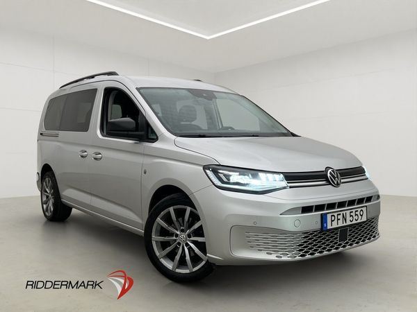 Volkswagen Caddy Maxi Life Värm Cockpit Drag LED Kamera Moms - 2024