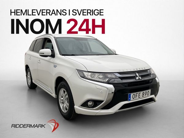 Mitsubishi Outlander PHEV 203hk 4WD City Kamera Värmare Drag - 2016