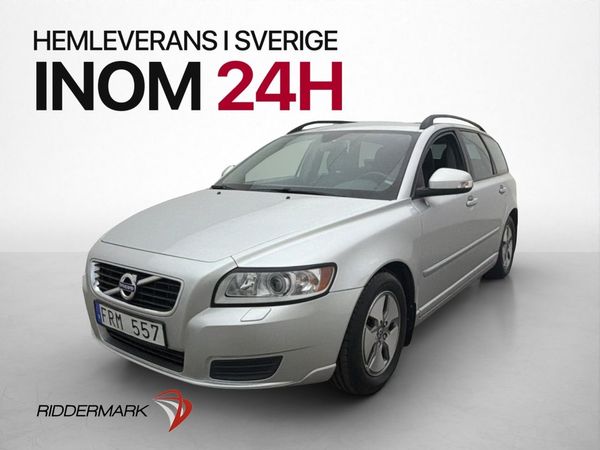 Volvo V50 D2 Dragkrok 2 brukare Endast 0,43l/mil Välskött - 2011