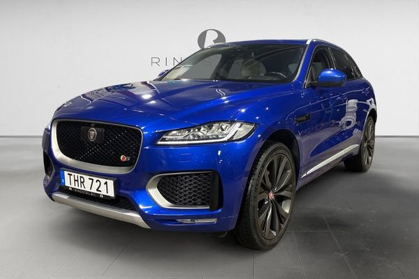 Jaguar F-Pace S AUT 381 HK AWD NAVI PANO B-KAMERA FARTHÅLLARE LED 22" - 2017