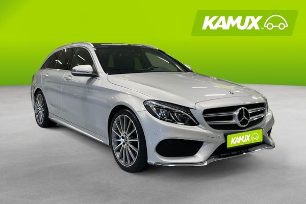 Mercedes C220 T d 9G-Tronic 170hk AMG Pano Kamera Skinn Drag - 2017