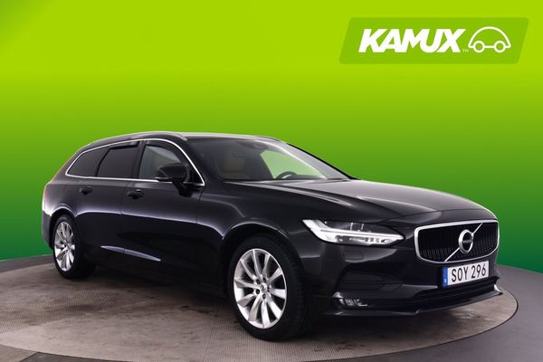 Volvo V90 D4 Momentum Advanced Läder B-Kam HuD Drag Navi BLIS Car - 2017