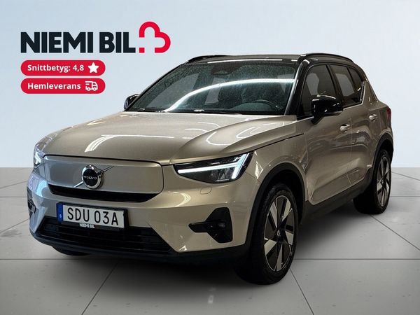 Volvo XC40 Recharge Twin Plus Drag Kamera Navi CarPlay Värmare S&V - 2024