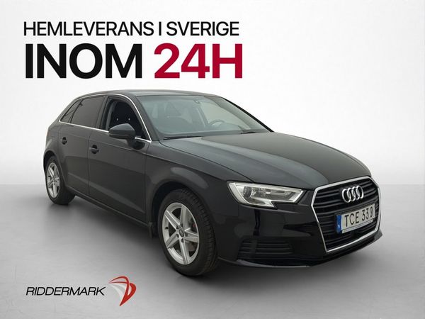 Audi A3 1.5 TFSI 150hk Proline Sensorer Adap-fart 0.50l/Mil - 2018