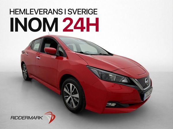 Nissan Leaf 40 kWh 150hk MOMS Kamera Värmare Rattvärme - 2022