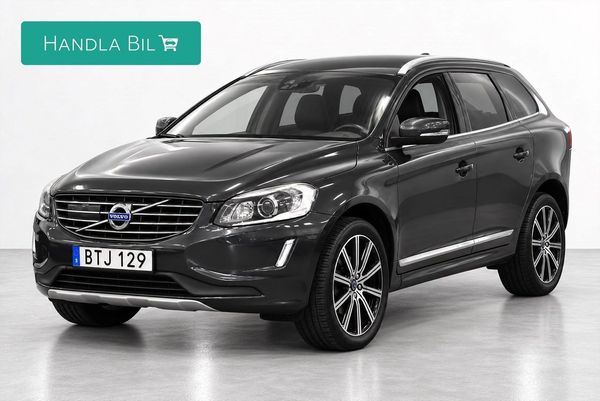 Volvo XC60 D4 AWD Classic Summum D-värm Skinn Klimat Dragkrok Kamr - 2017