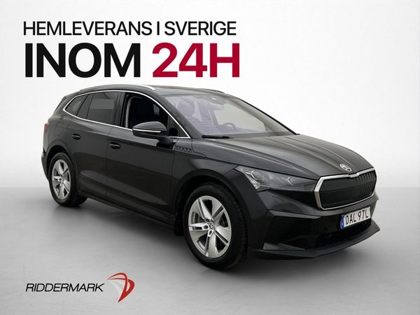 Skoda Enyaq iV 80x Pano Värmare Skinn Drag Navi Moms - 2023