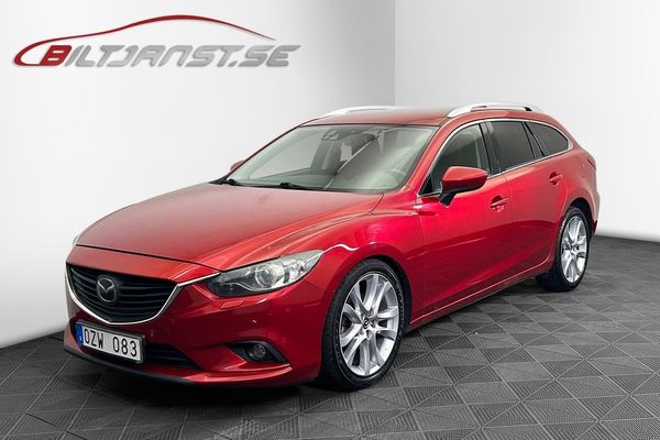Mazda 6 2,2 175HK OPTIMUM SKYACTIV-D AUT/DRAG/NAV - 2014