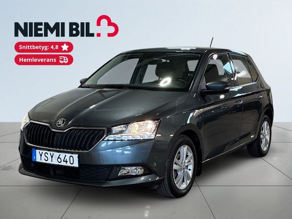 Skoda Fabia 1.0 TSI Style Värmare Farthållare Psens 1 ägare S&Vhjul - 2019
