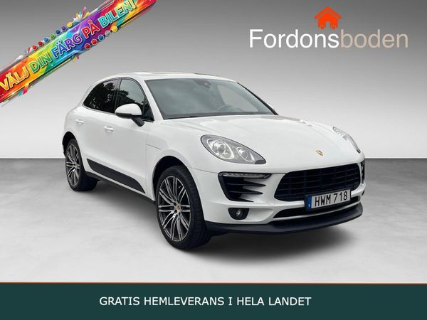 Porsche Macan S PDK S Pano B.kam D.värm Drag SportChrono Adapt.farth. - 2016