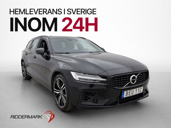 Volvo V60 Recharge T6 AWD R-Design VOC P-Värmare Kamera Navi - 2021