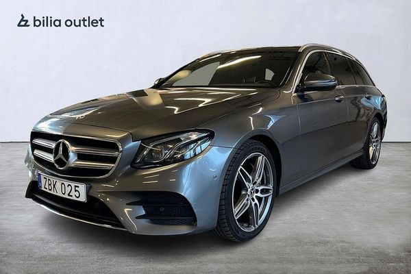 Mercedes E220 T d 9G-Tronic AMG Line Panorama Dragkrok Navigation - 2018