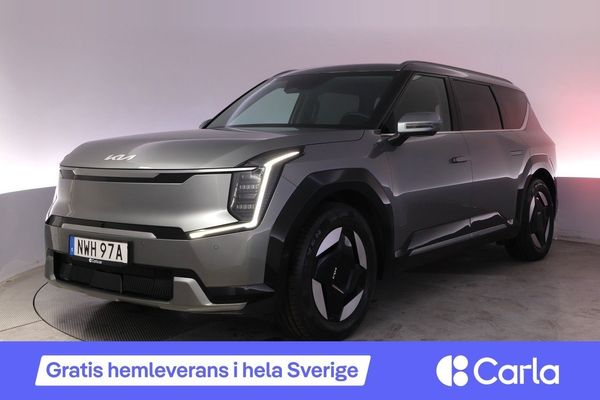 Kia EV9 AWD Plus 7-sits Läder 360 BSM Vent.Stolar Drag - 2024