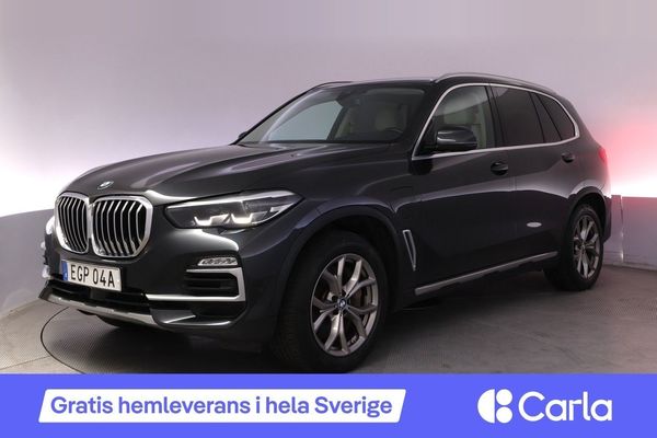 BMW X5 xDrive45e Xline Läder Kamera H/K Elstol Navi Drag - 2021