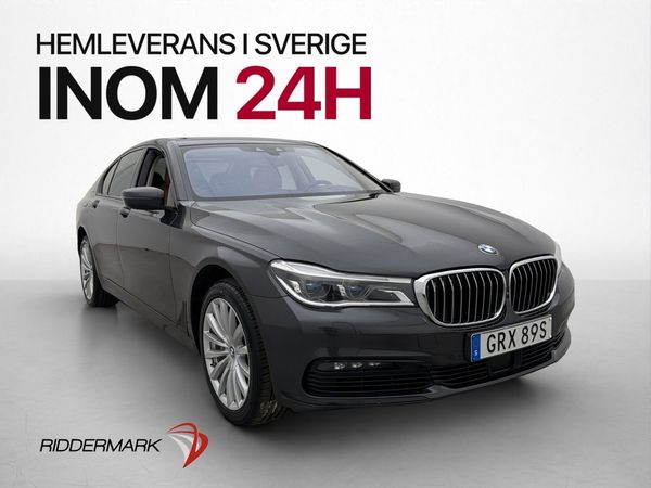 BMW 750 D xDrive 400hk HeadUp 360° Harman/Kardon Pano Skinn - 2018