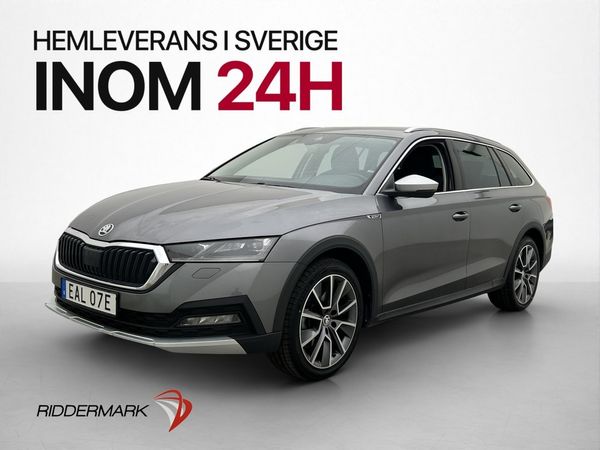 Skoda Octavia Scout 2.0 200hk 4x4 Cockpit Kamera MOMS Drag - 2023