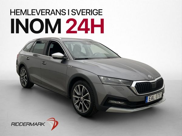Skoda Octavia Scout 2.0 200hk 4x4 Cockpit Kamera MOMS Drag - 2023
