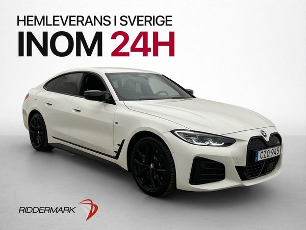 BMW i4 M50 xDrive Gran Coupé Chagred H/K 360° Skinn Dragkrok - 2024