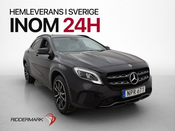 Mercedes GLA220 d 4M 177hk Urban Line Night M/K-Värm - 2018