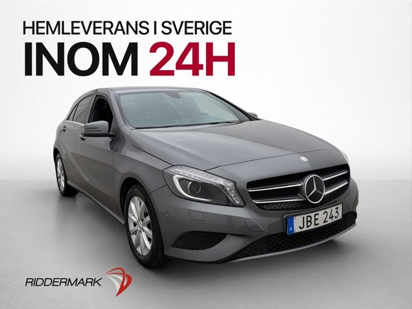 Mercedes A180 122hk Style Navi Halvskinn Dragkrok - 2014