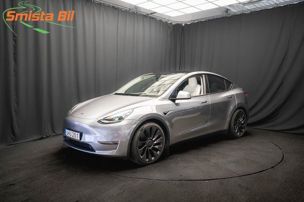 Tesla Model Y Performance DRAG QUICKSILVER LJUS-INREDNING 21'' MOMS - 2023