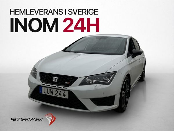 Seat Leon Cupra 2.0 TSI 280hk Kamera Halvskinn -Sound - 2016