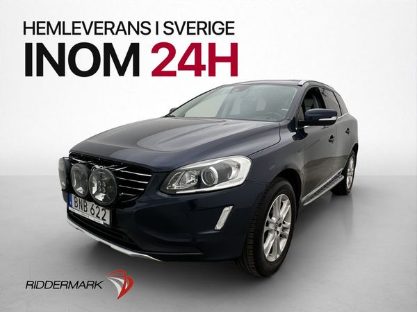 Volvo XC60 D5 AWD Summum Drag Värmare Skinn Rattvärme BLIS - 2015