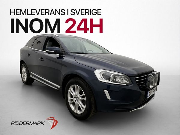 Volvo XC60 D5 AWD Summum Drag Värmare Skinn Rattvärme BLIS - 2015