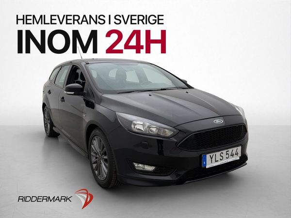 Ford Focus 1.0 EcoBoost 125hk ST-Line Sensorer Farthållare - 2017