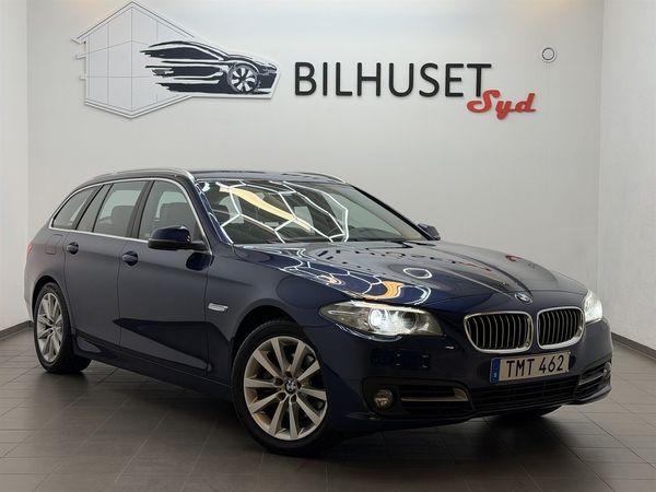 BMW 520 d xDrive 190hk Navi/Bkamera/Läder/Krok/Rattvärme - 2016
