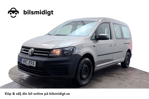 Volkswagen Caddy Maxi Combi 1.4 TGI Aut CNG Drag 5sits P-Sens MOMS 110hk - 2019