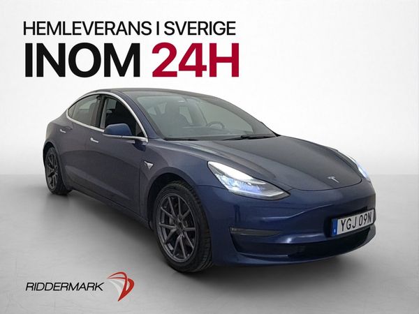 Tesla Model 3 Long Range AWD Pano Kamera AP Navi Skinn Drag - 2019