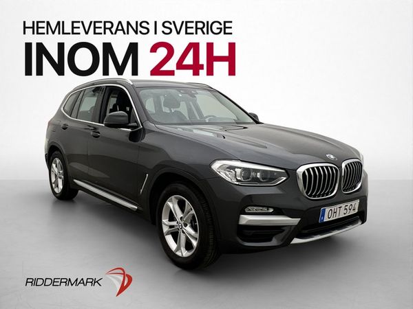 BMW X3 xDrive20d 190hk X Line Navi Halvskinn Hifi PDC Drag - 2019