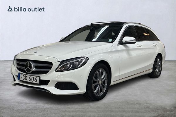 Mercedes C200 T d Avantgarde 136hk Panorama Navi Drag Burmester - 2017