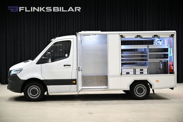 Mercedes Sprinter 316 Påbyggnad|Servicebil|Aluca-Inredning|Solceller|Moms - 2020