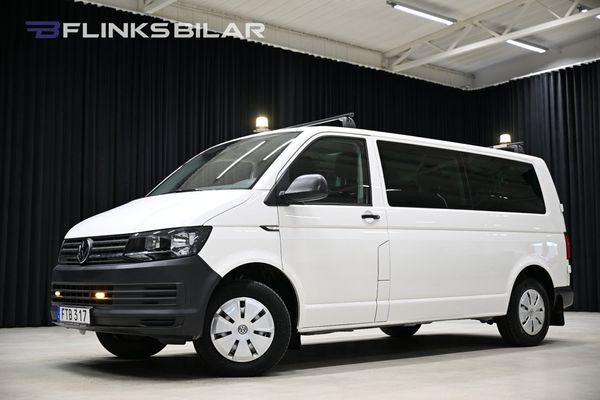 Volkswagen Caravelle 2.0 TDI 102HK Lång 9-Sits|Drag|Värmare|Lågmil|Leasbar - 2018