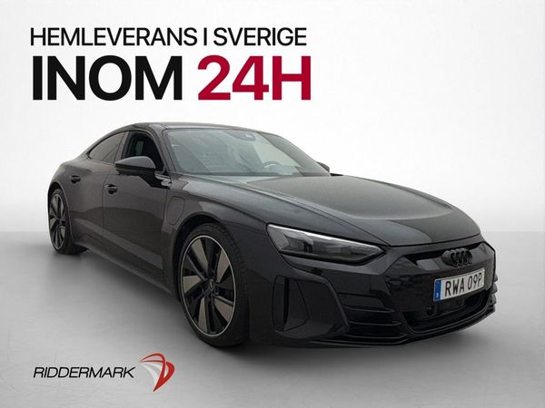 Audi e-tron GT Q 476hk Pano B&O Matrix Svart Optik Värm - 2023