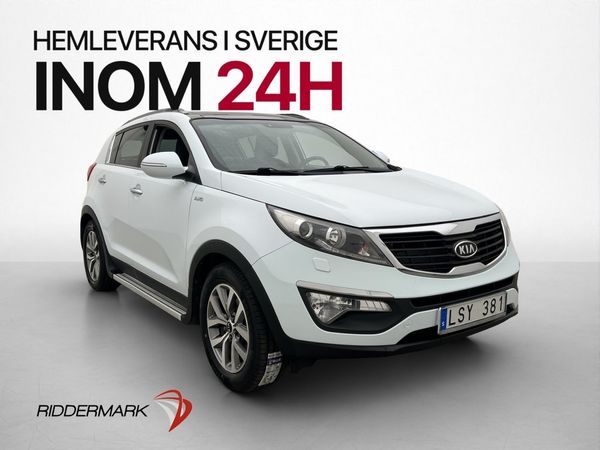 Kia Sportage 2.0 136hk AWD EX Skinn Pano Farthållare Drag - 2012