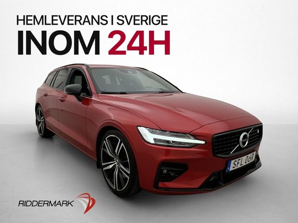 Volvo V60 T5 250hk AWD R-Design B&W Värm Pano Kamera Drag - 2020