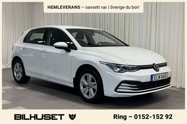 Volkswagen Golf 1.0 TSI OPF Adaptiv F-hållare Rattvärme Carplay - 2022