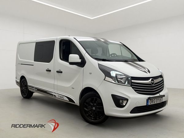 Opel Vivaro Dubbelhytt L2 Värmare Dragkrok B-Kamera 6-Sits - 2018