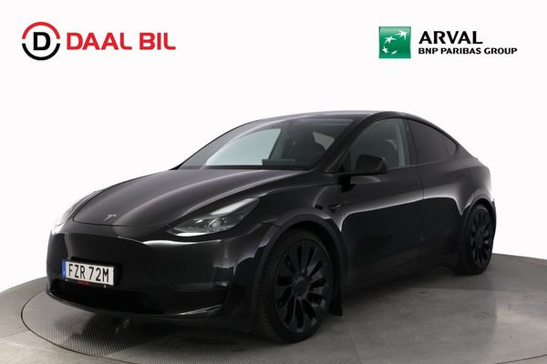 Tesla Model Y PERFORMANCE AWD 77 kWh 534HK PRIVAT/FÖRETAGLEASING - 2024