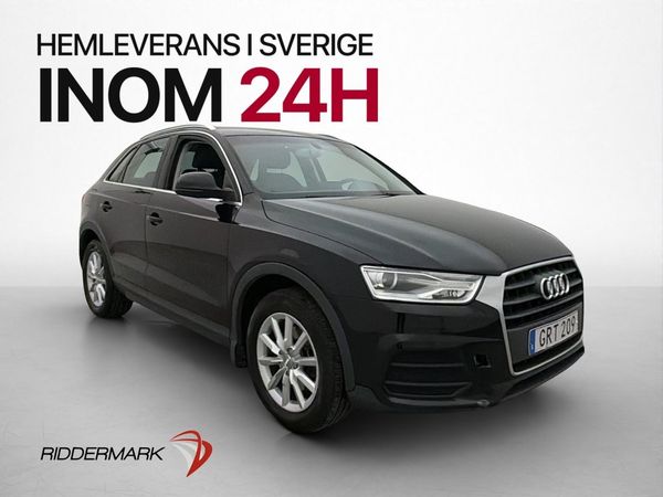 Audi Q3 2.0 TDI 150hk Skinn/Alcantara Farthållare Dragkrok - 2015